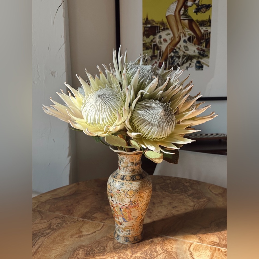 Vintage Japanese Geisha Vase